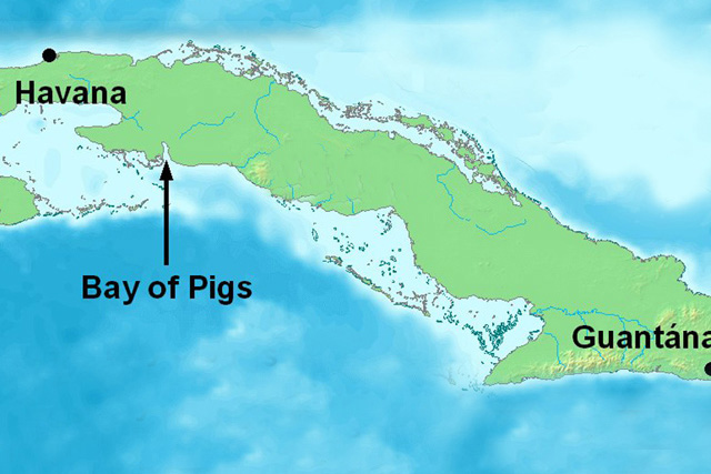 bay of pigs map